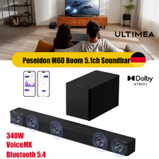 ULTIMEA 5.1 Soundbar Dolby Atmos mit Subwoofer BassMX 4D Surround Sound System
