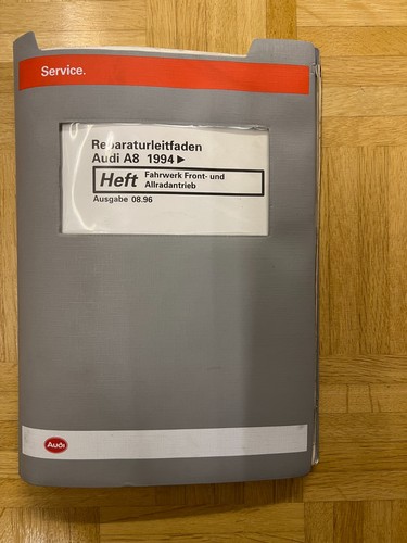 Reparaturleitfaden audi - reparaturleitfaden, a8