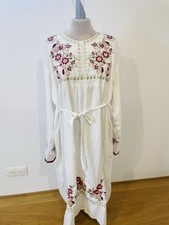 Maxikleid viskose stickerei - maxikleid,