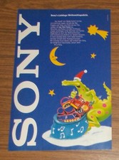Seltene Werbung MY FIRST SONY