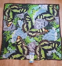 MARC CAIN Tuch Schal Stola XXXL 140cm x 140cm Schmetterling 