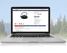 Auktionsvorlage 2025 100% mobile optimiert Template Design Vorlage blau-rot