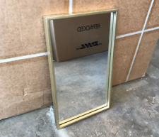 Eleganter Rechteckiger Spiegel Eisenrahmen Gold 50x30 cm Wandspiegel Spiegel NEU