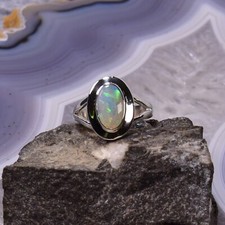 Edel opal ring 925er silber - edel,