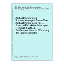 Aufbautraining nach Sportverletzungen: Muskuläres Aufbautraining nach Knie-, Fus
