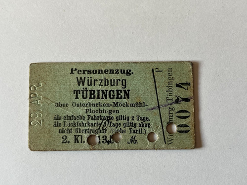 Ek24 alte fahrkarten - ek24,, bahn