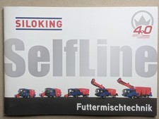 SILOKING Selfline Futtermischtechnik Futtermischwagen Prospekt Traktor Schlepper
