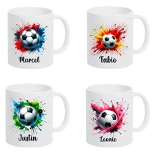 Fußball Tasse mit Namen