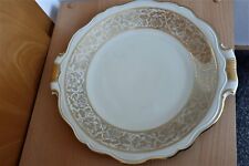 ZEH SCHERZER BAVARIA Obstteller Prunkteller Servierteller mit Goldrand Landhaus