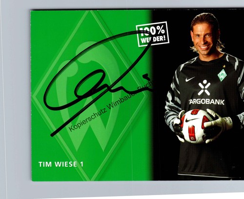 Original autogramm tim wiese - autogramm,