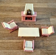 Jean Puppenhaus Kamin Sessel