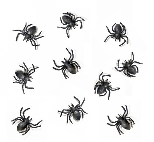 Spinnen deko 3x3cm - spinnen,