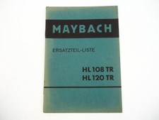 Maybach HL108TR HL120TR Motor im Panzer III IV Ersatzteilliste 1939 Wehrmacht