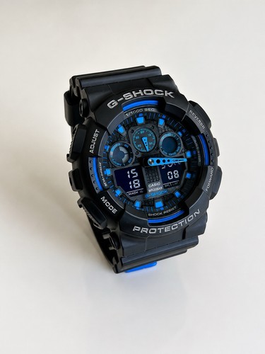 Casio shock 100 1a2er - g-shock, ga-100-1a2er