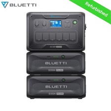 BLUETTI AC300 2xB300K Powerstation 3000W 5529Wh Solarspeicher Stromgenerator