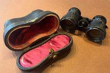 Antik Opern Fernglas mit Etui