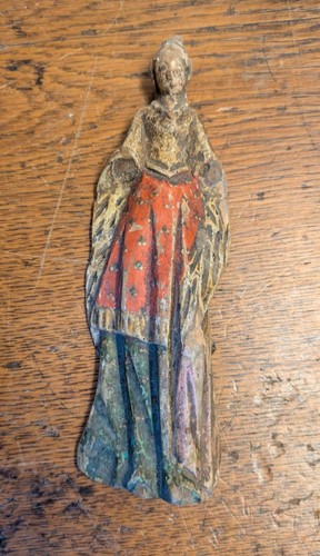 Holz figur 1800 fassung - holz,