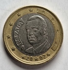 1€ Spanien 2002, sehr selten, sehr schön, Umlaufmünze, Privatverkauf