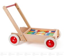 Laufwagen mit Bausteinen Höhe