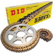 DID Kettensatz Stahl 530VX3 G&B Niet für Ducati F1 750 750F1 Bauj.1985