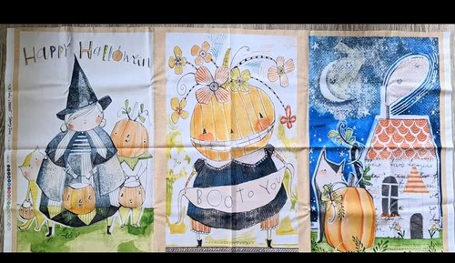 Patchworkstoff panel halloween - patchworkstoff,
