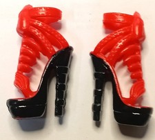 Monsterhigh Zombie Shake Meowlody Schuhe Rot Schwarz