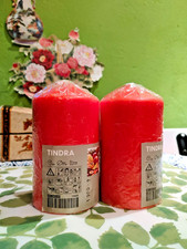 Ikea 2x Stumpenkerzen Wachs