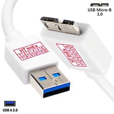 Weiß USB 3.0 Data Cable Datenkabel WD My Book Studio 4TB externe Festplatte MAC