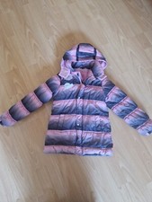 Winterjacke Mädchen Pampolina Gr. 116 rosa grau