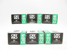 6 Stück - Konvolut abgelaufener ORWO SL Kassetten NP 20 Black&White-Mystery Pack