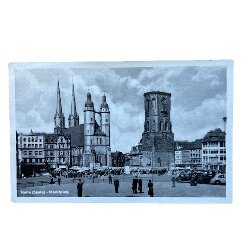 Postkarte halle saale - ak,