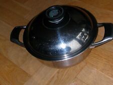 AMC Induction Topf Kochtopf mit Deckel mit Visiotherm 4,4 Liter 24 cm Ø