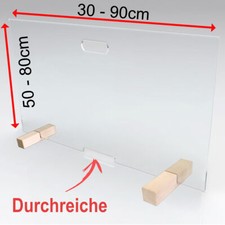Spuckschutz Thekenaufsatz