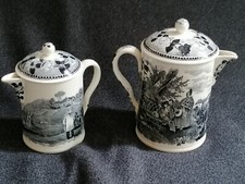 2 Kaffee Milch Kannen