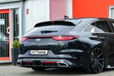 Heckansatz Heckeinsatz Diffusor Heckeinsatz aus ABS für Kia Pro Ceed GT-Line CD