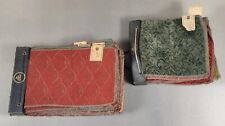 2 x STOFF-MUSTERBUCH Polstermöbel-Bezugstoffe ca.38 St. Interior design 40er J.