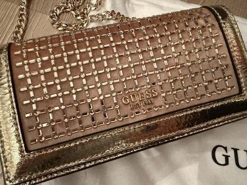 Guess tasche gold clutch - gold,