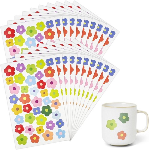 780 stück sticker blumen - 780,