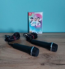 Nintendo Switch Spiel  Let's Sing 2022 + 2 Mikrofone wie neu 