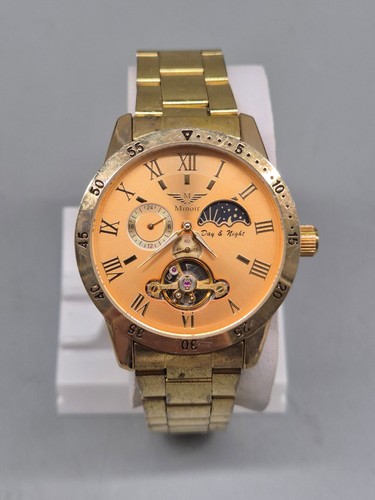 Goldfarbene minoir herren uhr - goldfarbene,