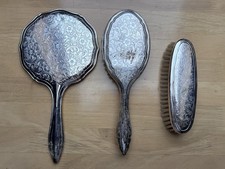 Frisierset versilbert