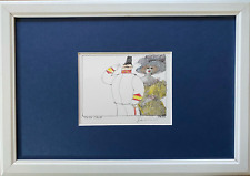 Paul Flora *FIN DE SIECLE* HAND-SIGNIERT, GERAHMT, GESCHENK