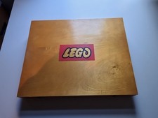 LEGO Holzkiste Retro LEGO Konvolut Mit Diversen Unterlagen