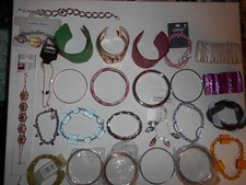 50  Teile  Modeschmuck Armbänder Flohmarkt (A1)