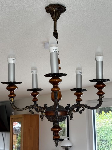 Vintage kronleuchter flammig - vintage,