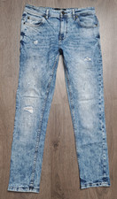 SMOG DESIGN JEANS Streetwear denim destroyed W31 L 30 Top (LSMG1)