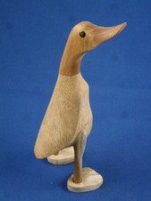 Holzente Dekoration unbehandelt aus Bali