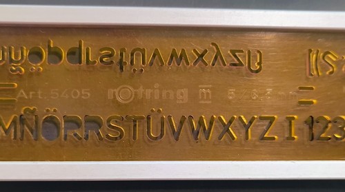 Rotring schriftschablone - rotring,