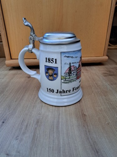 Bierkrug porzellan mit - porzellan,