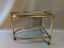 Vintage Servierwagen Messing &
